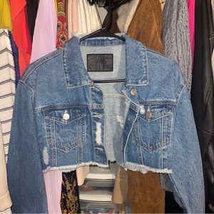 CROPPED JEAN JACKET